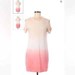 Sanctuary Casual Ombré XS Shift Crew Neck Short Dress Color Block